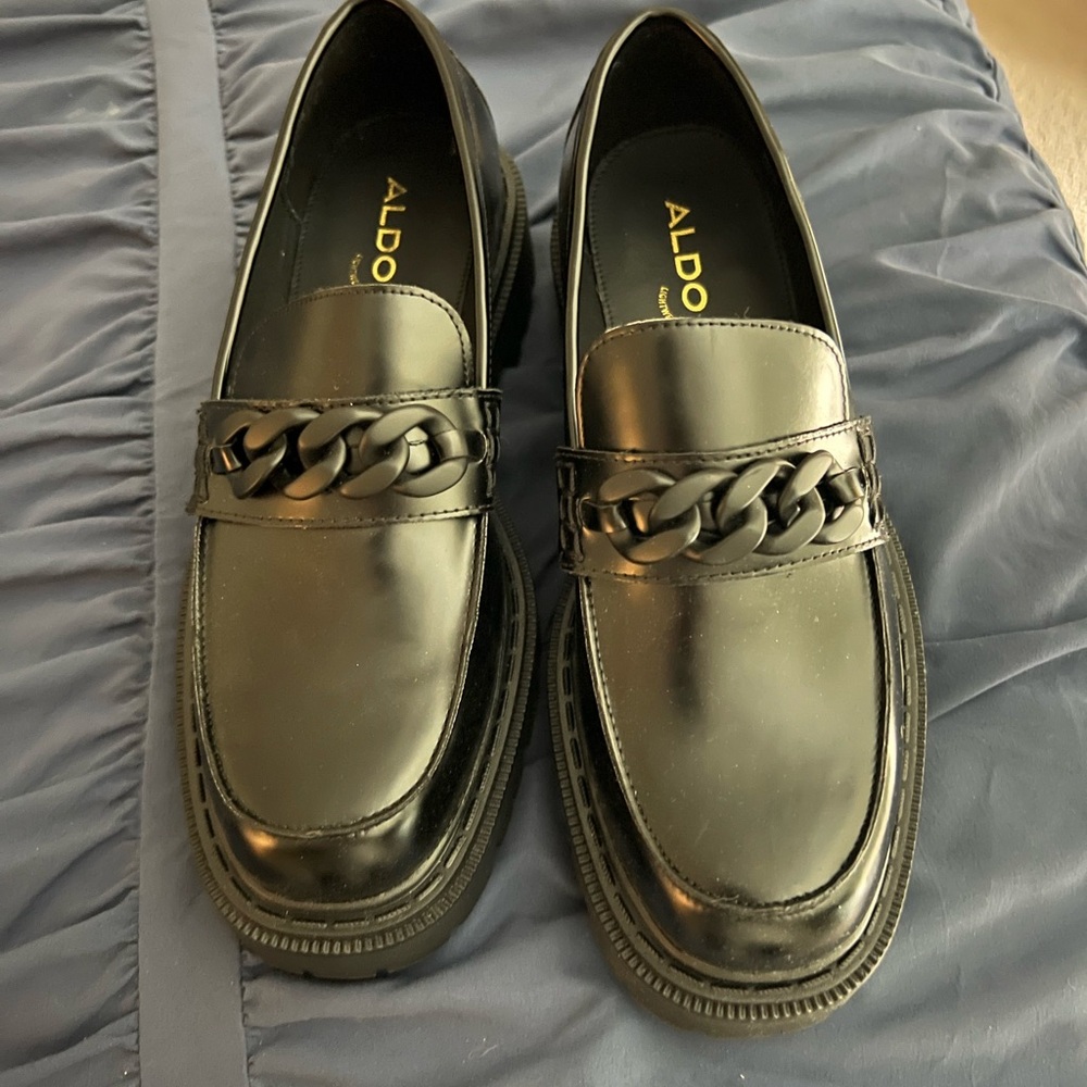 ALDO women's Black Loafers